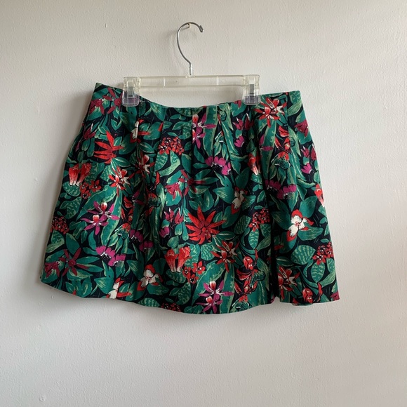Floral Mini Skirt - Picture 2 of 4